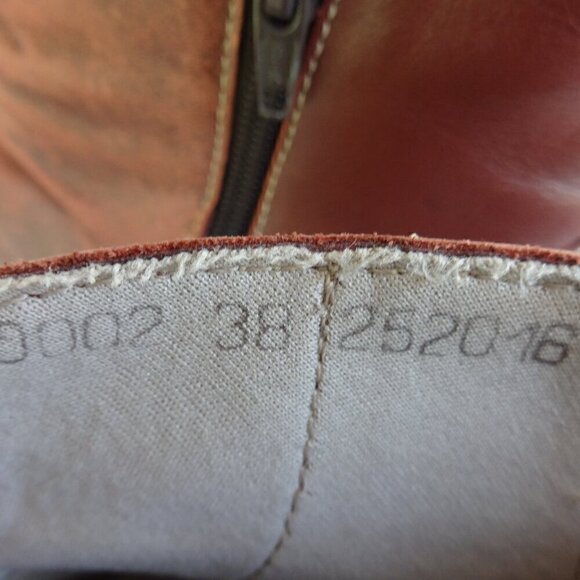 J.gean Brazian leather women's ankle boots side zip padded insole size 7-71/2 US - Picture 13 of 16